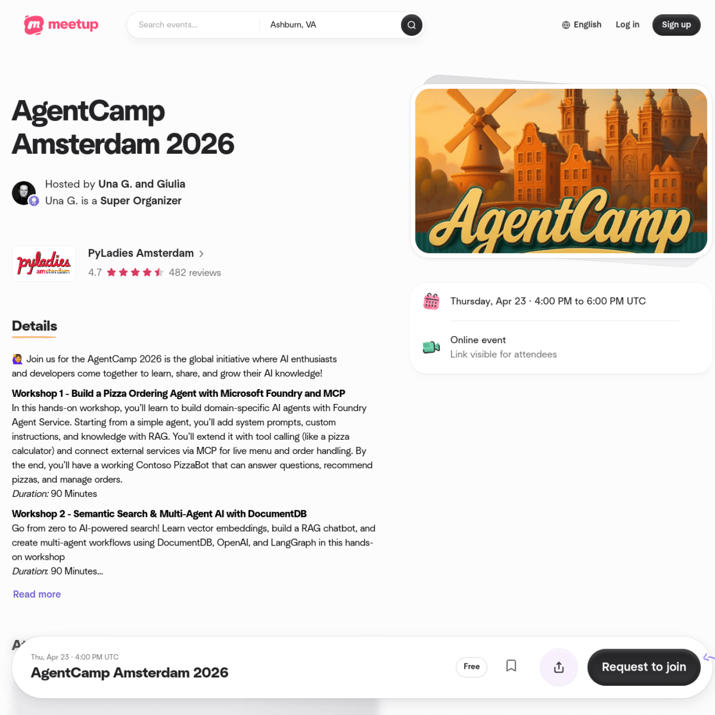 AgentCamp Amsterdam cover