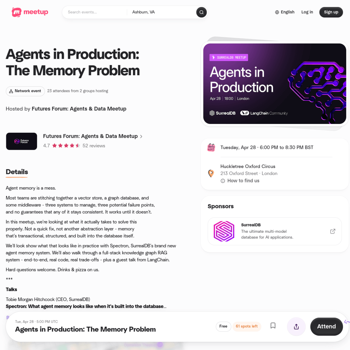 Agents in Production: The Memory Problem