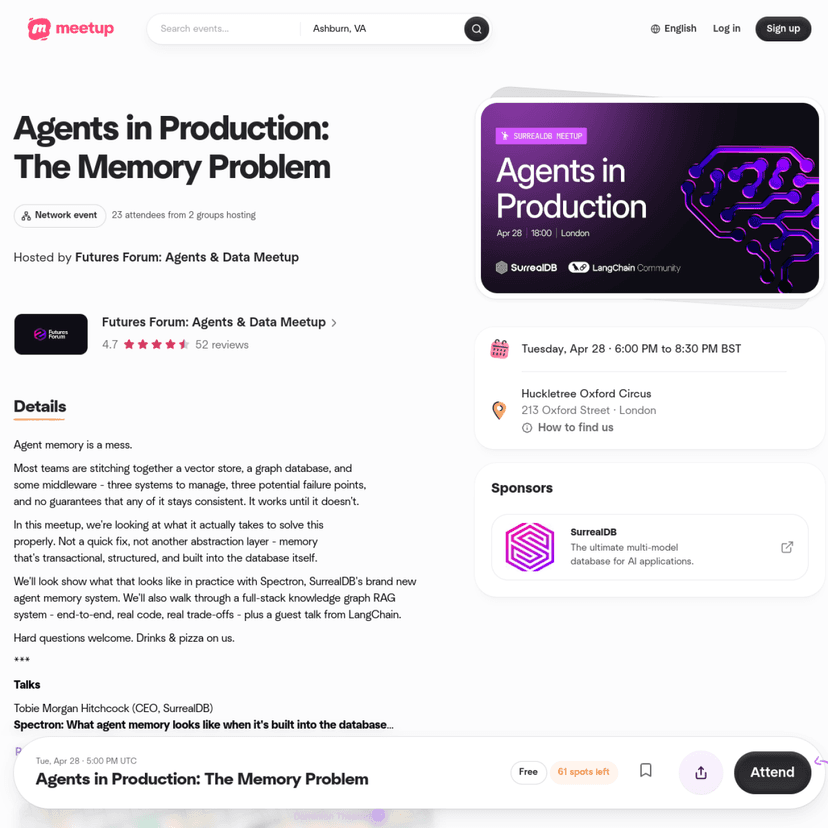 Agents in Production: The Memory Problem