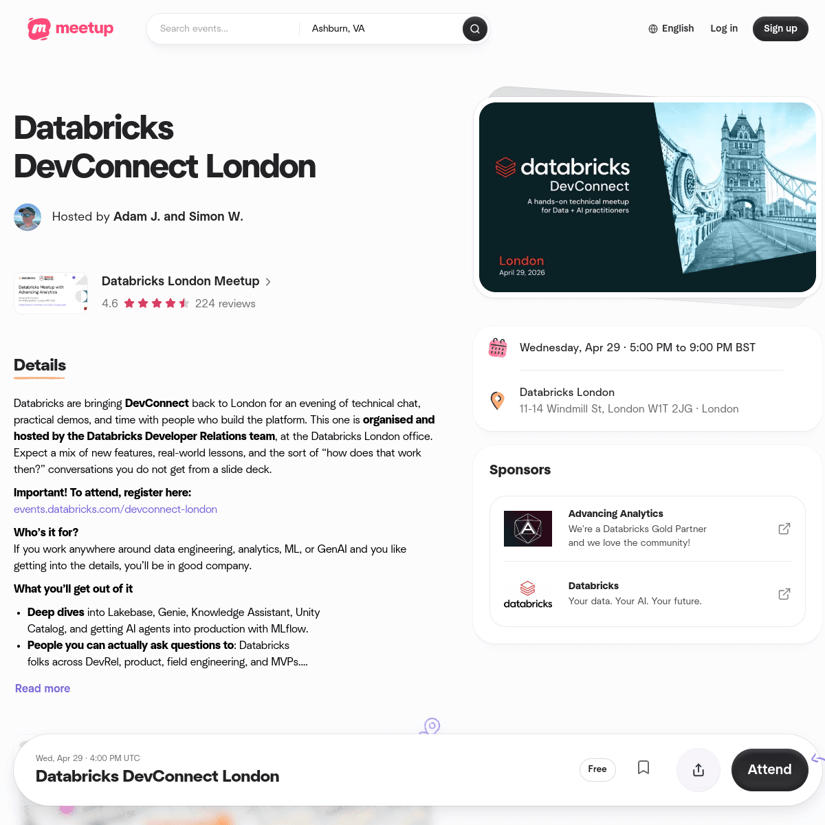 Databricks DevConnect London