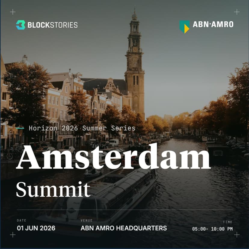 Blockstories Horizon 2026: Amsterdam Summit 🇳🇱