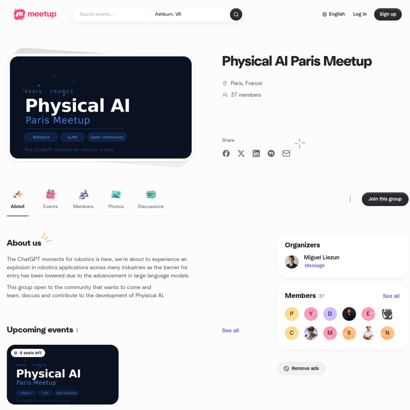 Physical AI Paris April Meetup